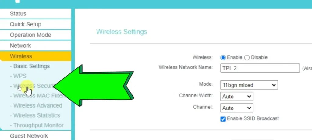 how to change wifi password via 192.168.1.254